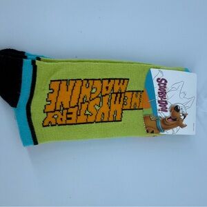 Mystery Machine Scooby Doo Mens Crew Socks Sock Size 10-13 Shoe Size 8-10 New
